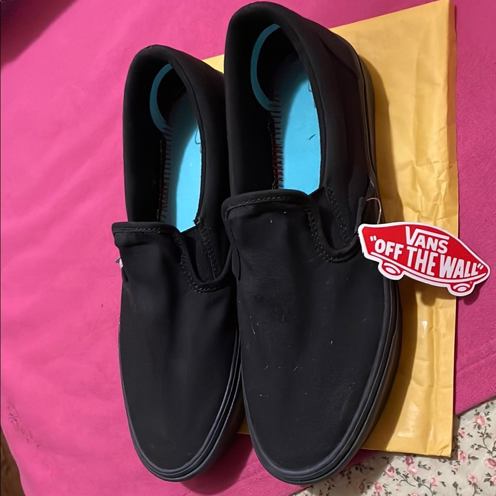 Vans Black Slip-On Shoes